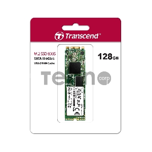 Твердотельный накопитель Transcend 128GB M.2 SSD MTS 830 series (22x80mm) with DRAM cache R/W 560/530 MB/s