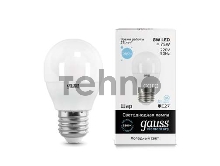 Лампа светодиодная LED Elementary Globe 8Вт E27 6500К Gauss 53238