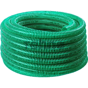 Шланг ЗУБР напорно-всасывающий со спиралью ПВХ, 3 атм, 19мм х 15м