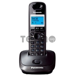 Телефон Panasonic KX-TG2511RUT (титан) {АОН, Caller ID,спикерфон на трубке,переход в Эко режим одним нажатием}