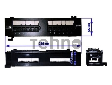 Патч-панель Lanmaster TWT-PP12UTP-H 19