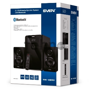 Акустическая система SVEN AC  MS-2250, черный (80Вт, FM-тюнер, USB/SD, дисплей, ПДУ, Bluetooth)