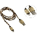Кабель DEFENDER LIGHTNING TO USB2 1M GOLD ACH01-03T 87806 DEFENDER, фото 4