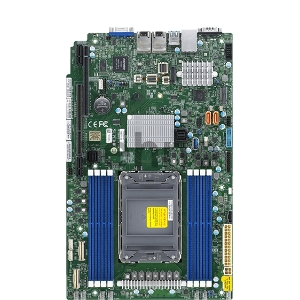 Плата материнская SuperMicro MB Single Socket LGA-4189 (Socket P+) supported/Up to 2TB 3DS ECC RDIMM/1 PCI-E 4.0 x16/1 PCI-E 4.0 x32/4 PCI-E 4.0 NVMe x4/Dual LAN/2 SuperDOM