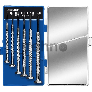 Набор часовых отверток ЧАСОВЩИК 6 предм., ЗУБР