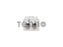 Экспресс-клемма REXANT СМК 2273-202, 2-проводная 0.5-2.5 мм², прозрачная (100 шт./уп.)