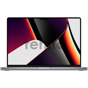 Ноутбук Apple A2485 MK193LL/A 16-inch MacBook Pro: Apple M1 Pro chip with 10-core CPU and 16-core GPU,16Gb/1SSD - Space Gray Американская клавиатура