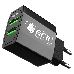 Сетевое зарядное устройство GCR GCR-51982 на 2 USB порта 3.1 A, черное, фото 2