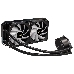 Комплект водяного охлаждения ExeGate EX293457RUS BlackWater-240V2.PWM.RGB (RGB подсветка, LGA2066/2011/1366/1150/1151/1155/1156/1200/1700/AM4/FM1/FM2/FM2+/AM2/AM2+/AM3/AM3+, TDP 220W, Fan 120mm, PWM, 800-2000RPM, Hydro bearing, 4pin, 11-22db, с термопастой, на винтах, черный, Color Box), фото 3
