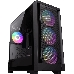 Компьютерный корпус mATX, без блока питания Gamemax DEFENDER MB mATX case, black, w/o psu, w/1xUSB3.0+2xUSB2.0, Combo Audio, w/3x12cm ARGB front fan (1xFN-12A-M6I, 2xFN-12A-S6I), w/1x12cm ARGB rear fan (FN, фото 2