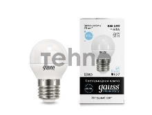 Лампа светодиодная LED Elementary Globe 6Вт E27 6500К Gauss 53236