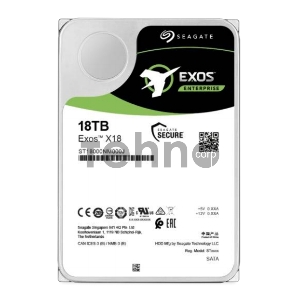 Жесткий диск Seagate Original SATA-III 18Tb ST18000NM000J Exos X18 512E (7200rpm) 256Mb 3.5