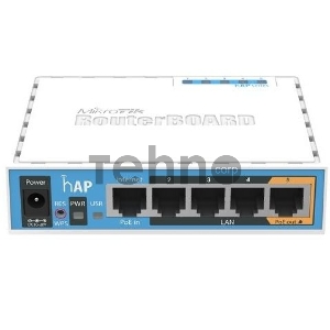 Точка доступа Mikrotik hAP RB951Ui-2nD RouterBOARD hAP