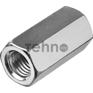 Гайка DIN 6334 переходная, M16, 5 кг, оцинкованная, ЗУБР