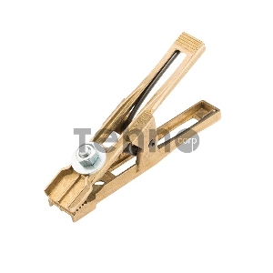 Зажим «крокодил» 400 А 170 мм для сварки (латунь) САТУРН Профи РОССИЯ