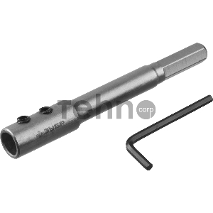 Удлинитель для сверла Левиса с хвостовиком 12мм, ЗУБР Мастер 2953-12-140, HEX 12,5, L =140мм [2953-12-140]