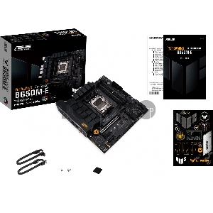 Материнская плата Asus TUF GAMING B650M-E SocketAM5 AMD B650 4xDDR5 mATX AC`97 8ch(7.1) 2.5Gg RAID+HDMI+DP