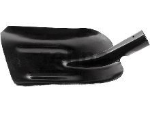 Лопата СИБРТЕХ 61400  совковая с ребрами жесткости упрочненная сталь ст5 без черенка