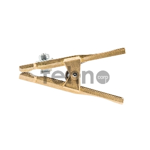 Зажим «крокодил» 400 А 170 мм для сварки (латунь) САТУРН Профи РОССИЯ