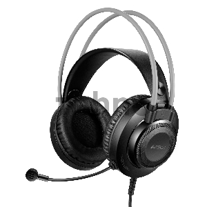 Наушники с микрофоном A4Tech Fstyler FH200U серый 2м накладные USB оголовье (FH200U GREY)