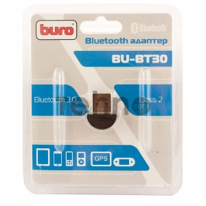 Адаптер USB Buro BU-BT30 Bluetooth 3.0+EDR class 2 10м черный