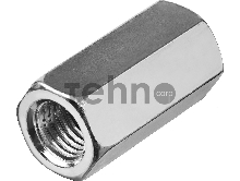 Гайка DIN 6334 переходная, M8, 3 шт, оцинкованная, ЗУБР