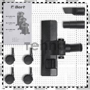 Пылесос Bort BSS-1530 BLACK (93412628)
