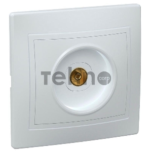 Розетка Iek EAK10-K01-DM РТВ10-КБ 1местн. телевиз. КВАРТА (белый)