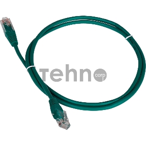 Кабель Патч-корд Lanmaster UTP TWT-45-45-5.0-GN вилка RJ-45-вилка RJ-45 кат.5е 5м зеленый ПВХ (уп.:1шт)