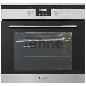 Духовой шкаф Электрический Lex EDP 092 IX стекло черное/нержавеющая сталь, встраиваемый