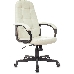 Кресло руководителя Бюрократ CH 002 слоновая кость OR-10 эко.кожа крестов. пластик, фото 2
