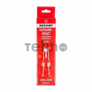 Паяльник-пинцет REXANT с керамическим нагревателем, 220 В/48 Вт