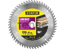 Диск пильный по ламинату, аккуратный рез STAYER Laminate 230 x 30мм 56Т