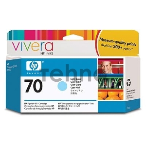 Картридж струйный HP №70 C9390A светло-голубой для HP DJ Z2100/Z3100 (130мл)