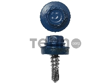 Саморезы СКМ кровельные, RAL 5005 синий насыщенный, для металлических конструкций, 25 х 5.5 мм, 1 800 шт, ЗУБР Профессионал