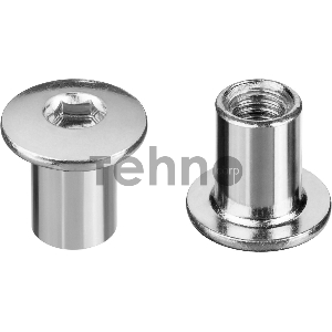 Гайка Эриксона с полукруглой головкой, M6x12мм, 5 кг (765 шт), оцинкованная, шест. 5мм, ЗУБР