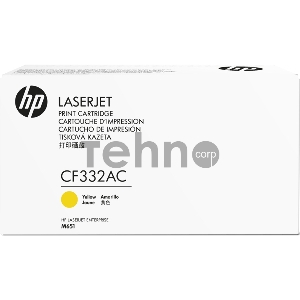 Контрактный Тонер-картридж HP 654A Ylw Contract LJ Toner Cartridge