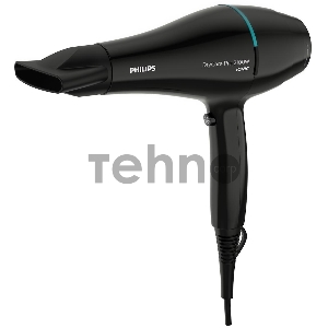 Фен Philips BHD272/00 / 2100 Вт, ионизация, 6 настроек температуры/скорости воздушного потока, насадка-концентратор 9 мм, холодный обдув, черный