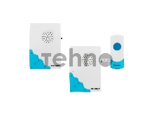 Беспроводной дверной звонок с двумя вызывными панелями кнопка IP 44 REXANT  RX-5