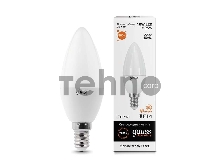 Лампа светодиодная LED 10Вт E14 220В 2700К Elementary свеча | 33110 | Gauss