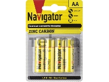 Элемент питания солевой 94 758 NBT-NS-R6-BP4 (блист.4шт) Navigator 94758