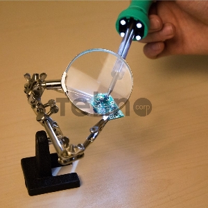 Паяльник REXANT с нагревателем, долговечное жало, 220 В/40 Вт, LED подсветка