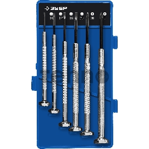 Набор часовых отверток ЧАСОВЩИК 6 предм., ЗУБР