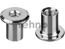 Гайка Эриксона с плоской головкой, M6x12мм, 5 кг (780 шт), оцинкованная, шест. 5мм, ЗУБР