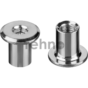 Гайка Эриксона с плоской головкой, M6x12мм, 5 кг (780 шт), оцинкованная, шест. 5мм, ЗУБР