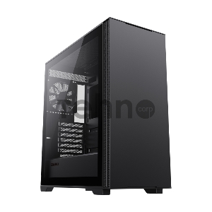 Компьютерный корпус E-ATX, без блока питания/ Gamemax Quest E-ATX case, black, w/o psu, w/1xUSB3.0+2xUSB2.0+1xTYpe-C Gen2, Combo Audio, w/1x12cm Black Fan (FN-12WFBK)