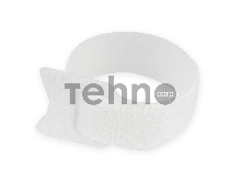 Хомуты-липучки на основе ленты Velcro® VT-110x11WT  110 x 11 мм, белые (12 шт.)