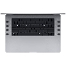 Ноутбук Apple MacBook Pro A2442 M1 Pro 8 core 16Gb SSD512Gb/14 core GPU 14.2" (3024x1964)/ENGKBD Mac OS silver WiFi BT Cam (Английская клавиатура), фото 3