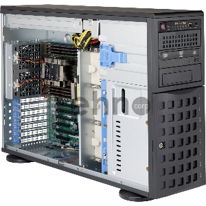 Корпус SuperMicro CSE-745BAC-R1K23B 8x 3.5;&; 2.5; SAS3/SATA3 Backplane for Hot-Swappable Drives,Front HDD Door Lock &; Side Panel Intrusion Switch, Front I/O Ports: 2x USB 3.0, 3x Middle 8cm (9400 rpm) PWM Fans &; 2x8cm (9400 rpm) PWM Fans