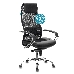 Кресло руководителя Бюрократ CH-609SL/BLACK спинка сетка черный TW-01 TW-11 искусст.кожа/ткань крестовина хром, фото 2